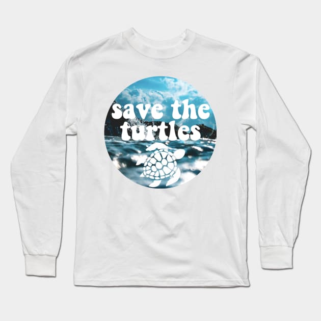 save the turtles Long Sleeve T-Shirt by lolsammy910